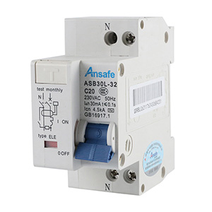 ASB30L-32 1P+N C20 小型漏电断路器